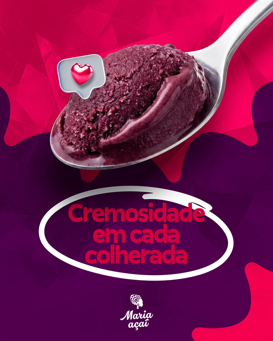 Arte de social media 3 — Maria Açaí